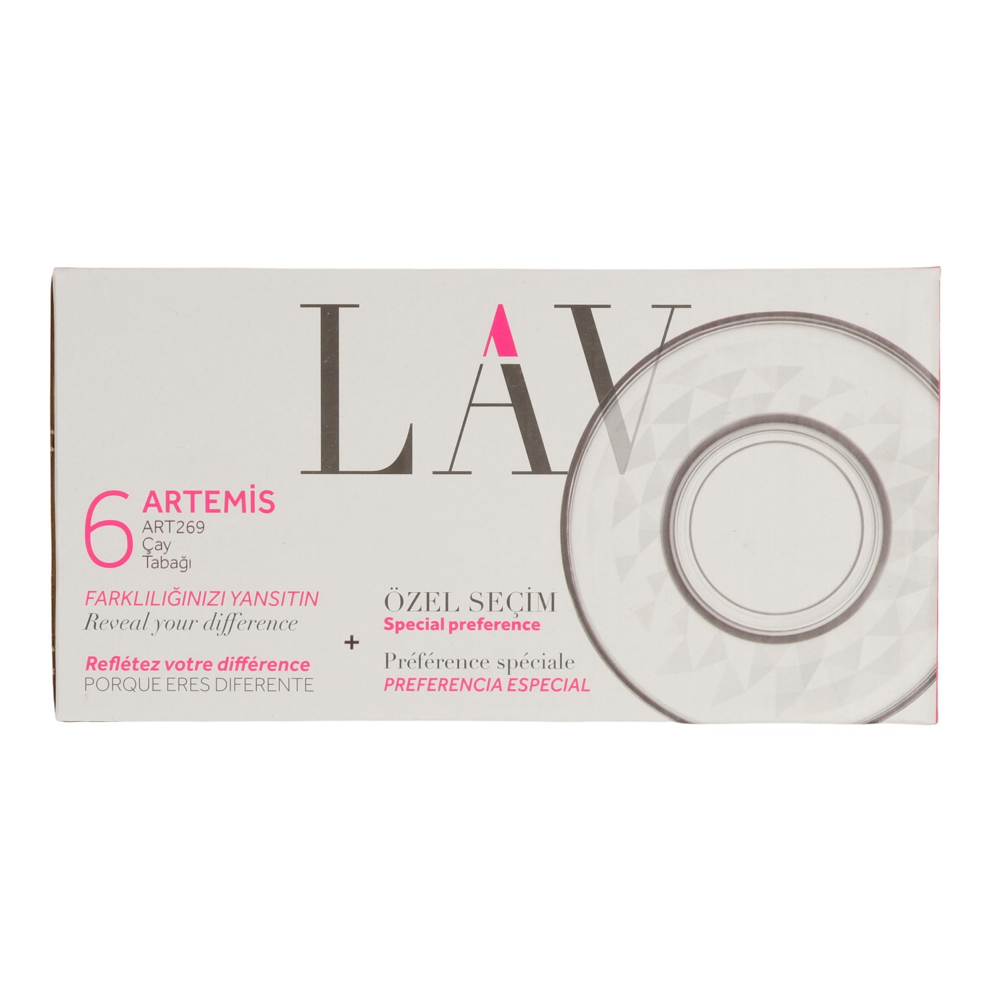 LAV Artemis ART269F 6pcs Bardakalti / Teeglasunterteller LAV
